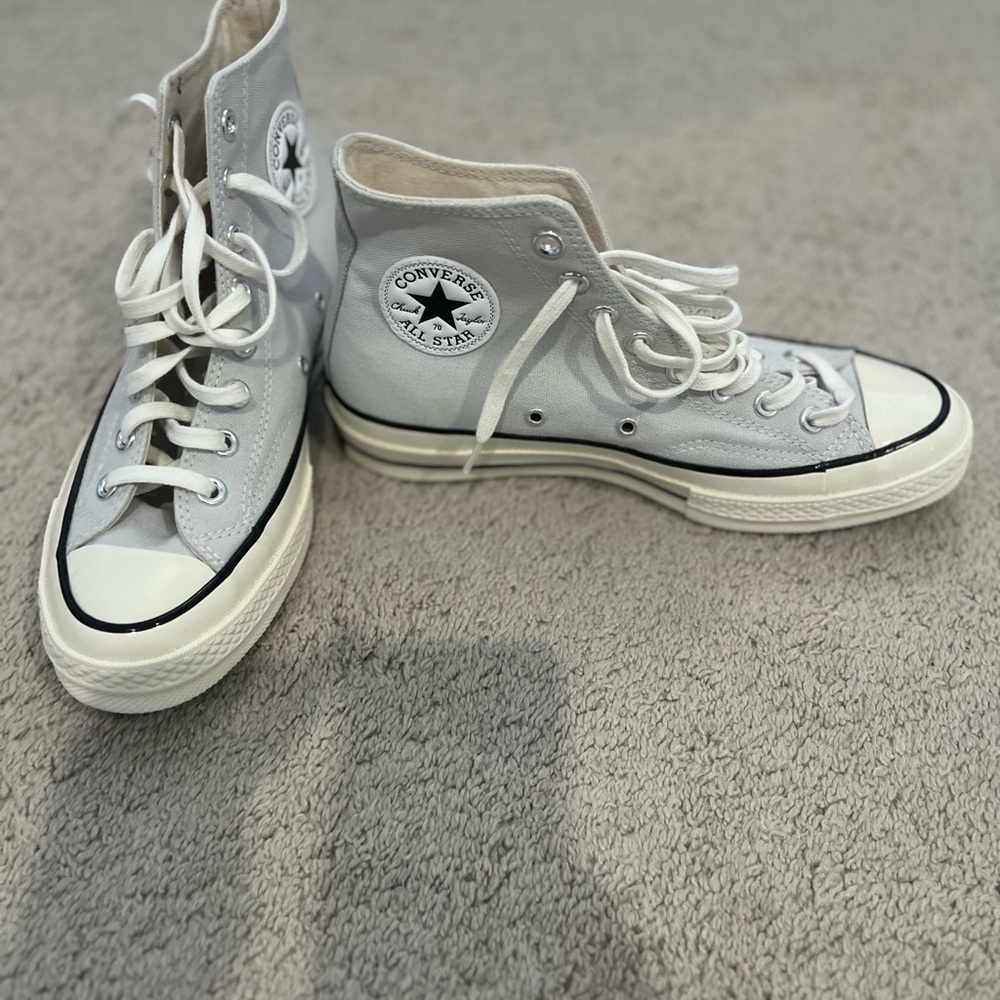 Converse Cream High Tops
